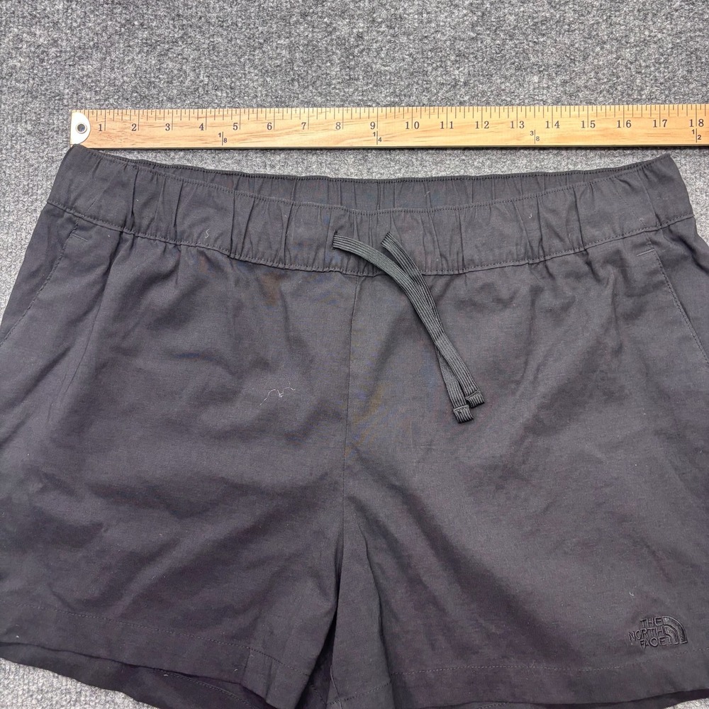 The North Face Aphrodite 2.0 Black Hiking Shorts Womens XL Regular 4 Inch Inseam - Picture 5 of 9